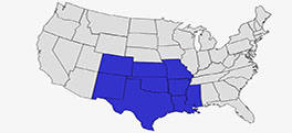Territory Coverd by Topline Sales